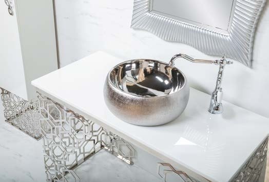 Консоль под раковину Armadi Art Aura 110 хром  891-CR - 1