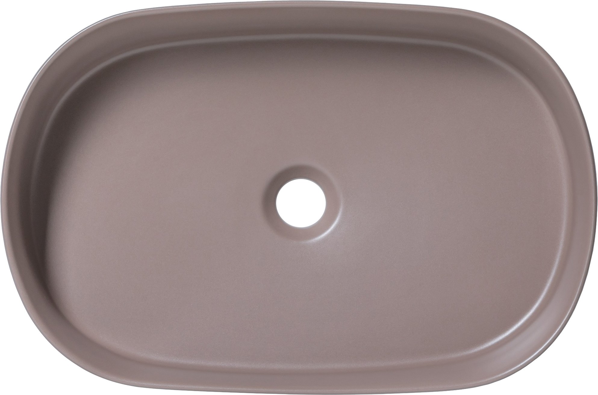 Раковина Allen Brau Fantasy Oval 55x36, коричневая 4.11022.TP - 2