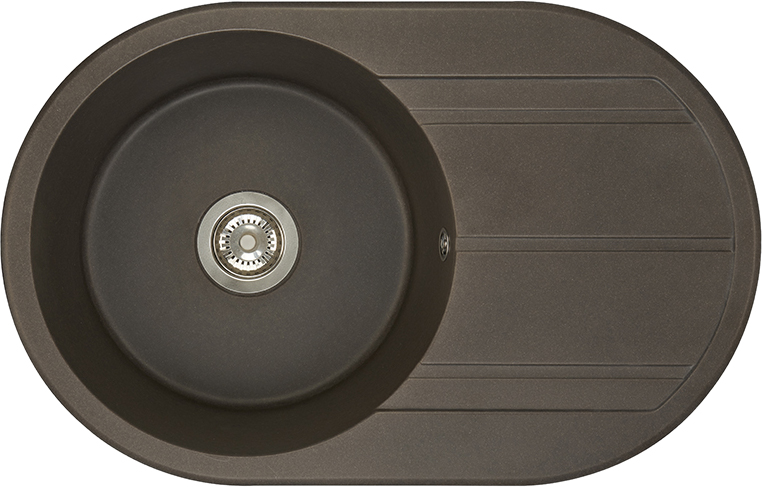 Мойка кухонная AQUATON Амира кофе 1A712932AI280 - 0