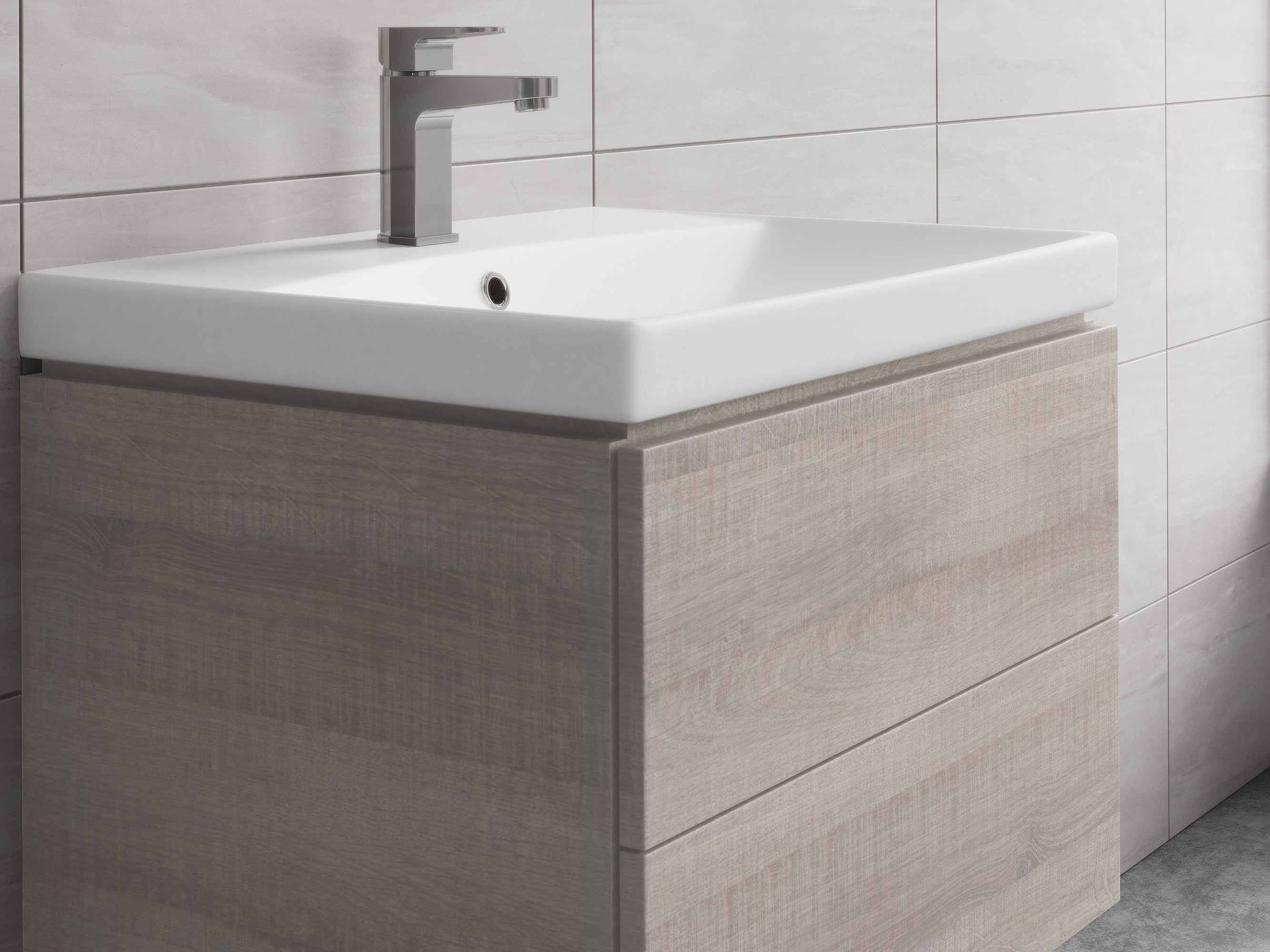 Мебельная раковина Бриклаер Cersanit Como 80 S-UM-COM80/1-w - 4