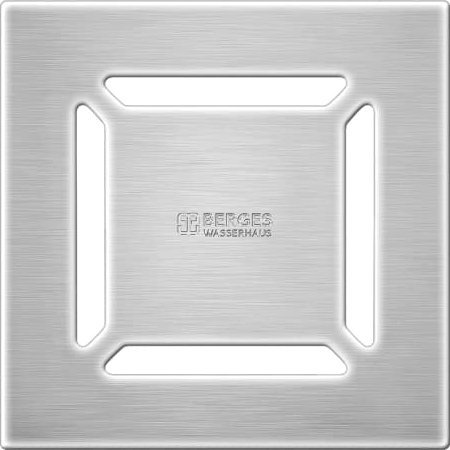 Душевой трап Berges Wasserhaus Zentrum Norma 090462 10 x10 см, хром - 2