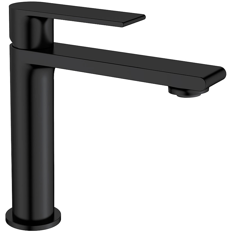 Смеситель для раковины Vincea Vogue черный матовый VBF-1V1MB - 0