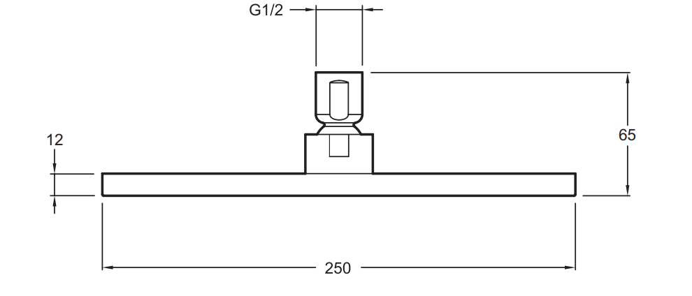 Верхний душ Jacob Delafon Katalyst E13696-CP - 1