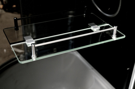 Душевая кабина Deto BM 90х90 с подсветкой, хром  BM4590NLEDBLACK - 3