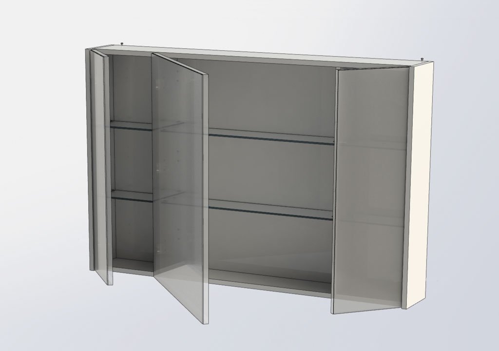 Зеркало-шкаф Aquanet  116 см (00203926) - 3