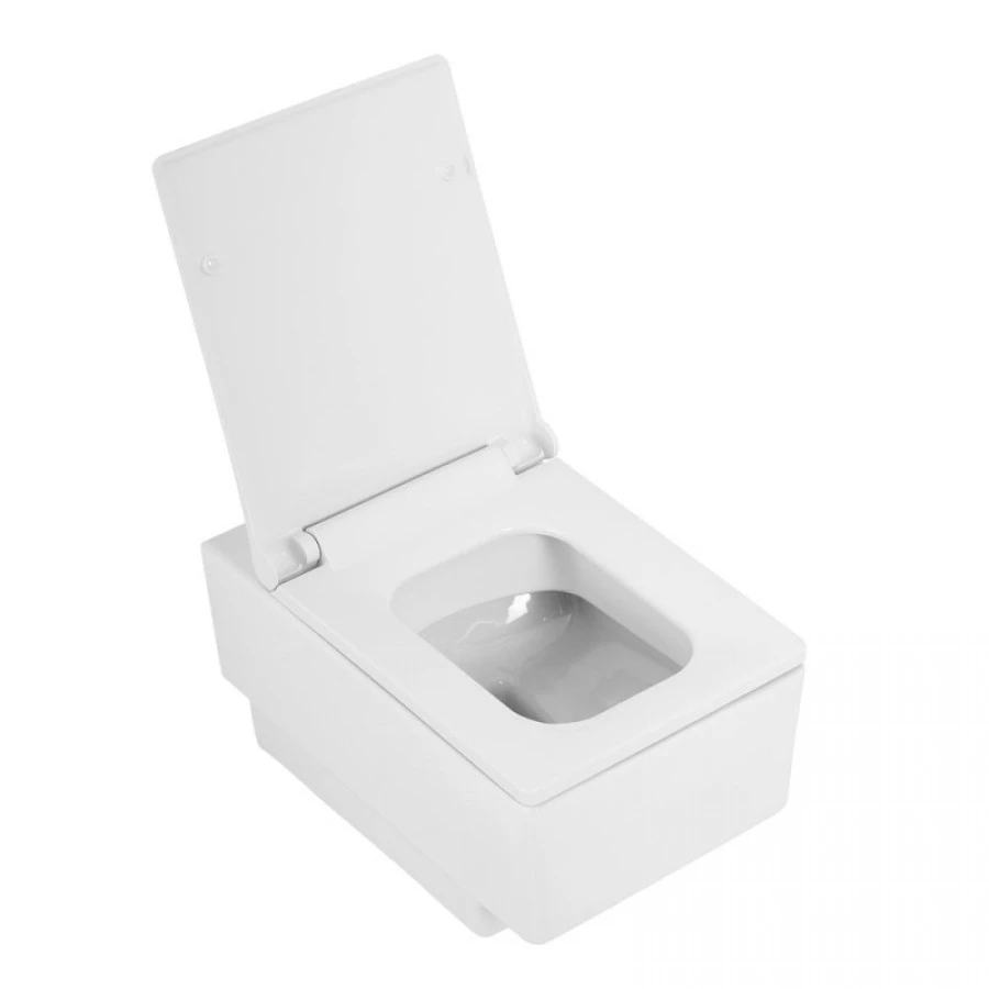 Чаша для унитаза подвесного Cezares Cadro белый  CZR-4823-CHR - 1