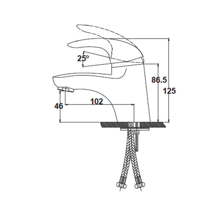 Смеситель для раковины KAISER Safira  15011 - 1