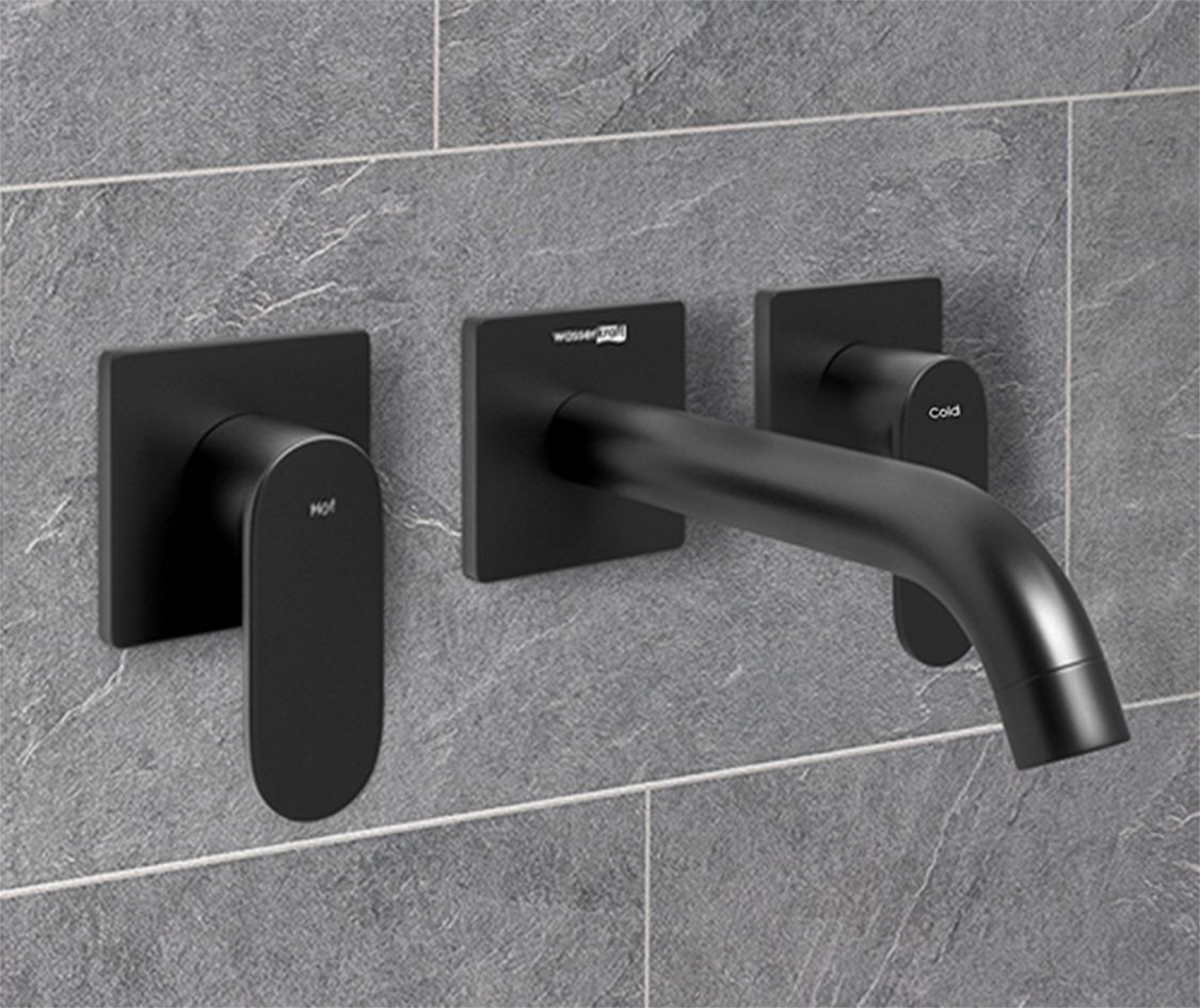 Смеситель Wasserkraft Elbe 7445 для раковины, черный матовый - 1