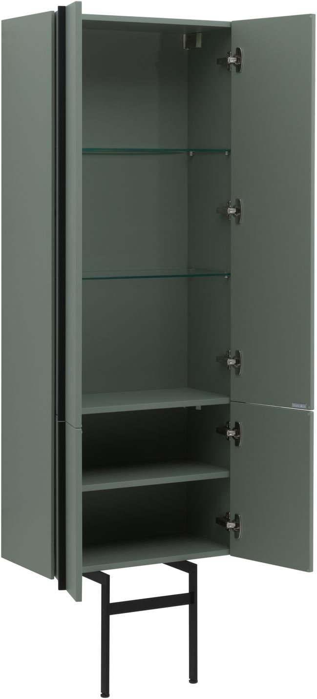 Шкаф пенал Allen Brau Reality 60 подвесной серо - зеленый матовый 1.32003.CGM - 4