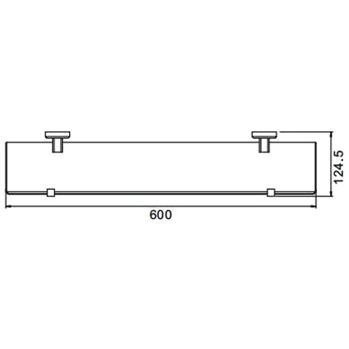 Полочка для ванной Gappo G38 G3807 - 1