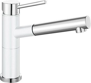 Смеситель для кухонной мойки Blanco Alta белый, хром  515327 - 0