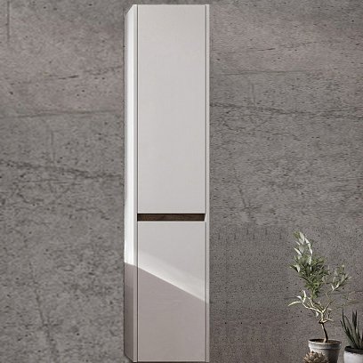 Шкаф-пенал Aquaton Нортон 34 L белый глянец 1A249403NT01R - 2