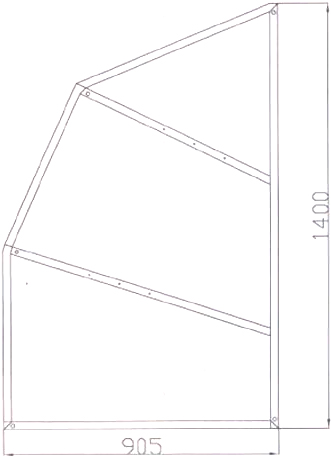 Каркас для ванны Cersanit Kaliope 150 K-RW-KALIOPE*153n - 1