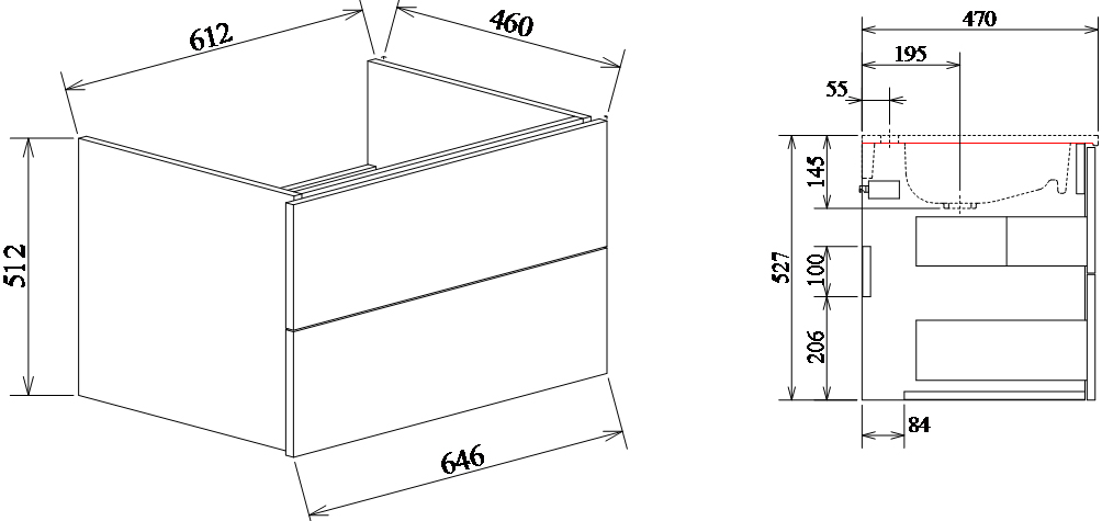 Тумба для комплекта Sanflor Чикаго 65 С16780 - 4