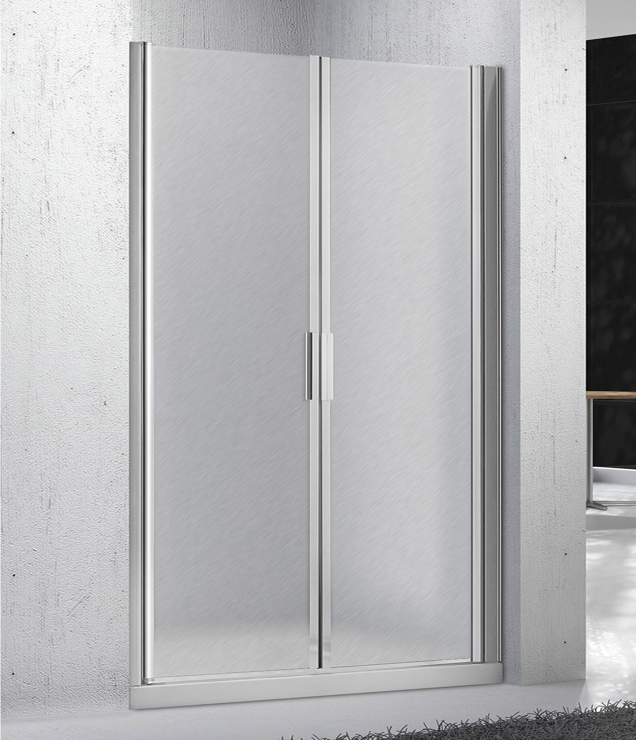 Душевая дверь в нишу BelBagno Sela B 2 120 Ch Cr SELA-B-2-120-Ch-Cr - 2