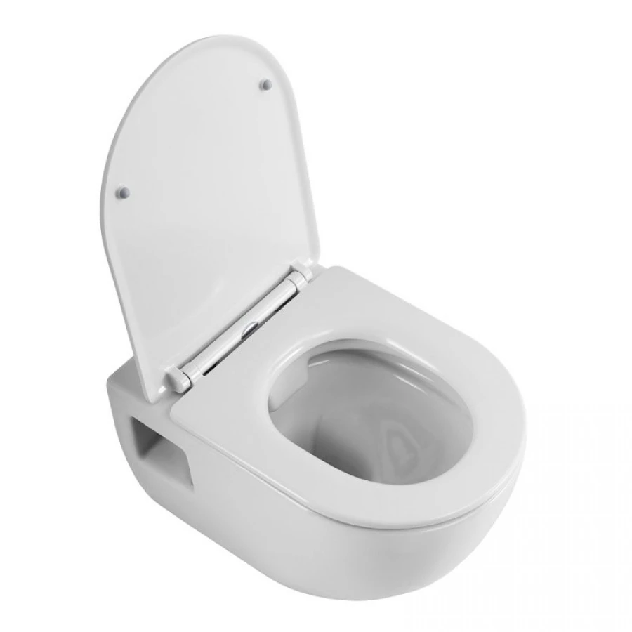 Чаша для унитаза подвесного Cezares Eco белый, глянцевый  CZR-526-TH-R/2040SC - 4