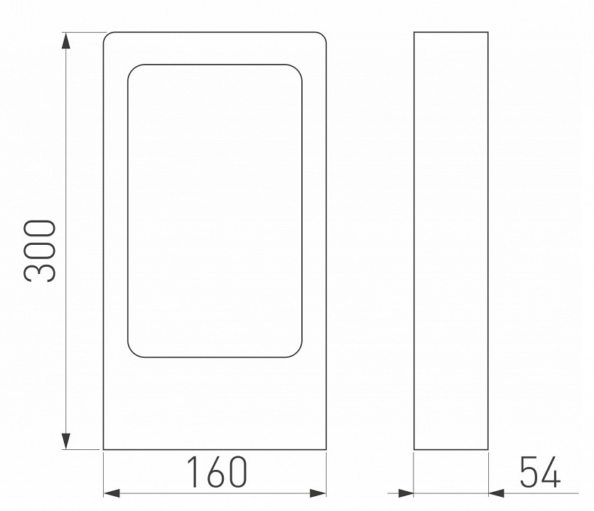 Уличный светодиодный светильник Arlight LGD-PATH-FRAME-H300-7W Warm3000 021928(1) - 1