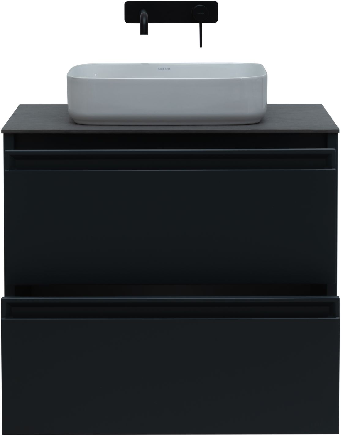 Тумба под раковину Allen Brau Fantasy 80 черный матовый 1.11001.AM - 2