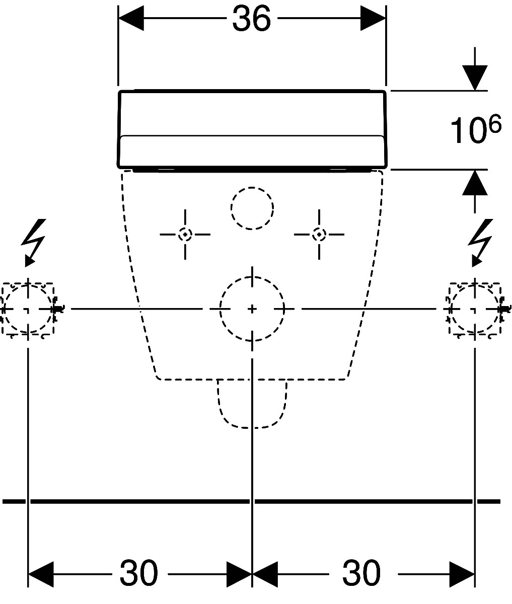 Крышка-сиденье Geberit AquaClean Tuma Comfort вставка нерж.сталь, с функцией биде 146.274.FW.1 - 6