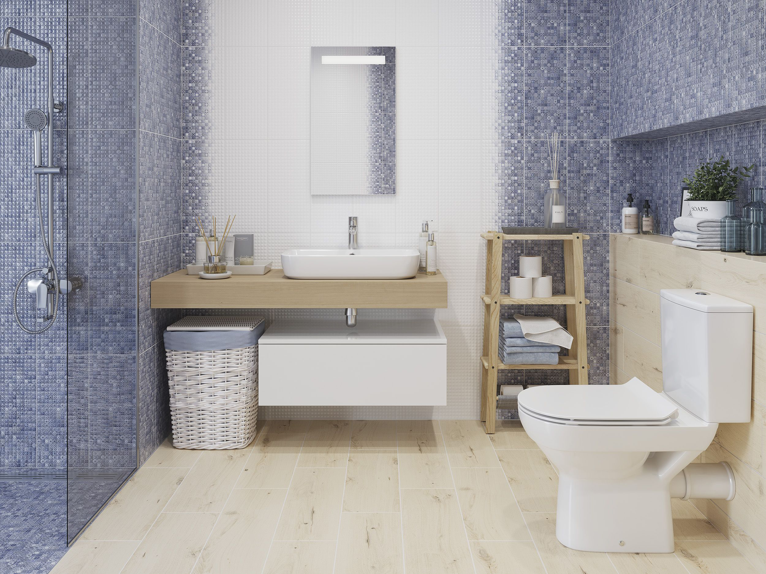 Зеркало Cersanit LED 010 base 40, с подсветкой KN-LU-LED010*40-b-Os - 1