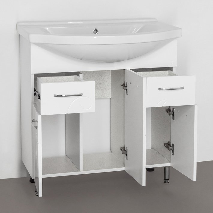 Мебель для ванной Style Line Эко Фьюжн №26 80 белая - 2