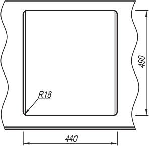 Мойка кухонная Florentina Липси 460 коричневый 20.280.B0460.105 - 2