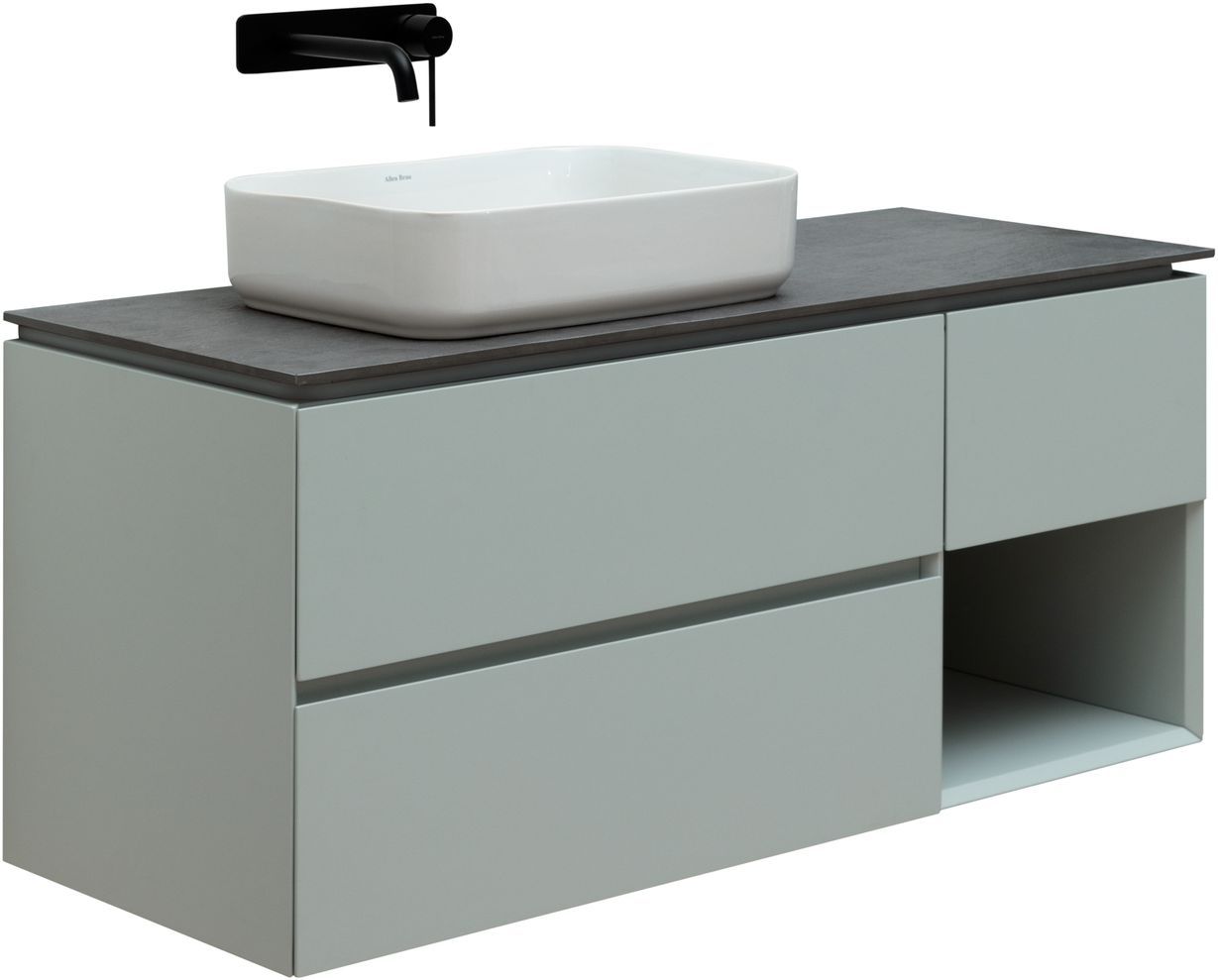 Тумба под раковину Allen Brau Infinity 120 L светло - зеленый матовый 1.21005.PWM - 1