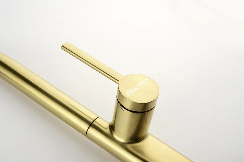 Смеситель для кухни Paulmark Neo светлое брашированное золото Ne214419-SBG - 20