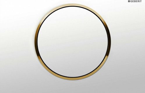Кнопка смыва Geberit Sigma 10 115.758.KK.5 белый / золото - 0