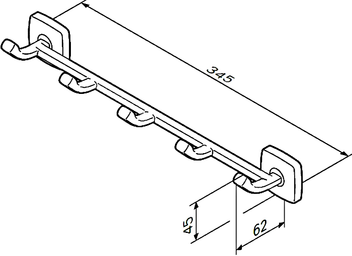 Крючок AM.PM Gem A9035900 - 4