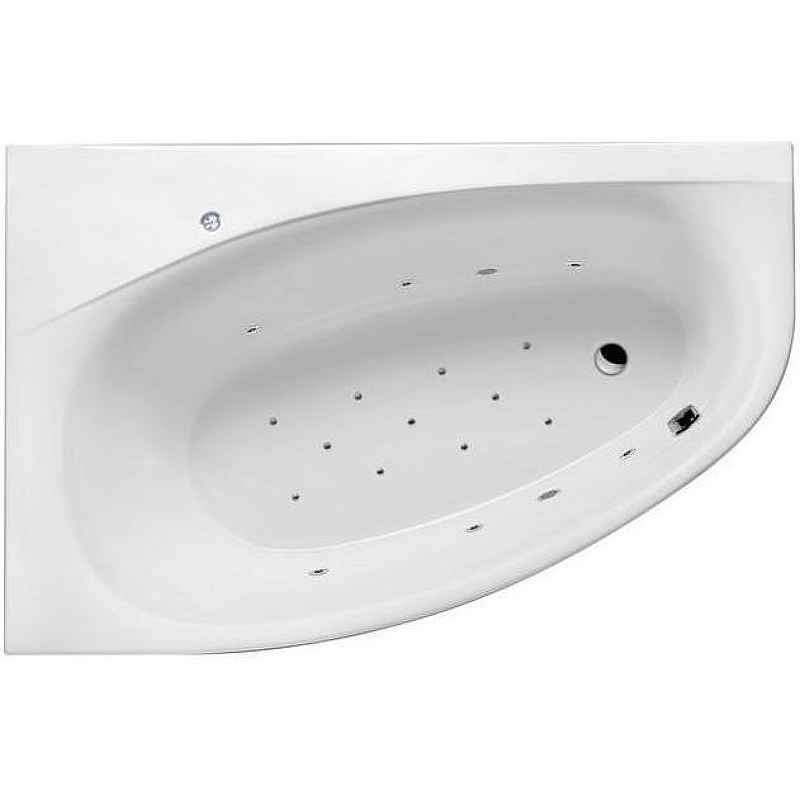 Акриловая ванна Excellent Kameleon 170x110 белая левая с гидромассажем WAEX.KML17.RELAX.CR - 0
