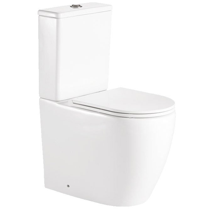 Чаша унитаза компакт BelBagno Etna без бачка сиденья белый BB2157CPR - 1