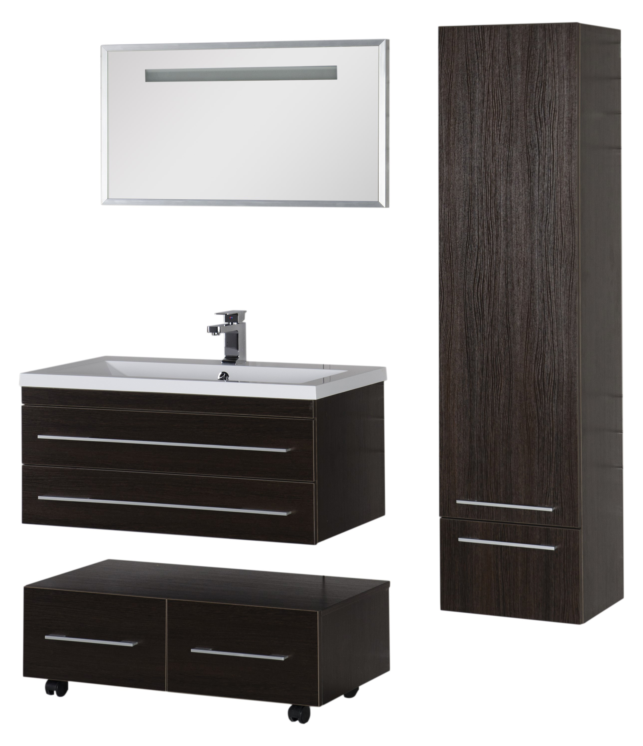 Тумба Aquanet Нота 100 подкатная венге 00170750 - 25