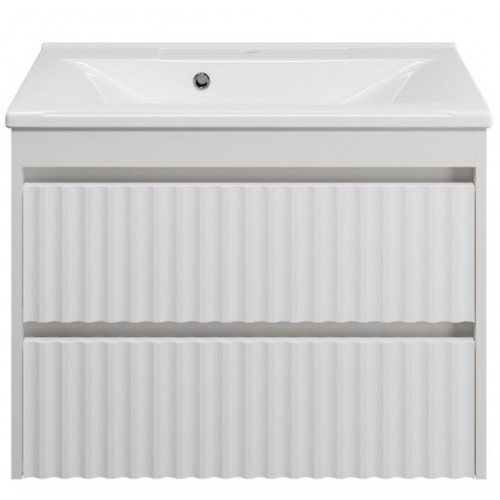 Тумба под раковину Brevita Balaton 75 белый  BAL-06075-01-01П2Я - 0