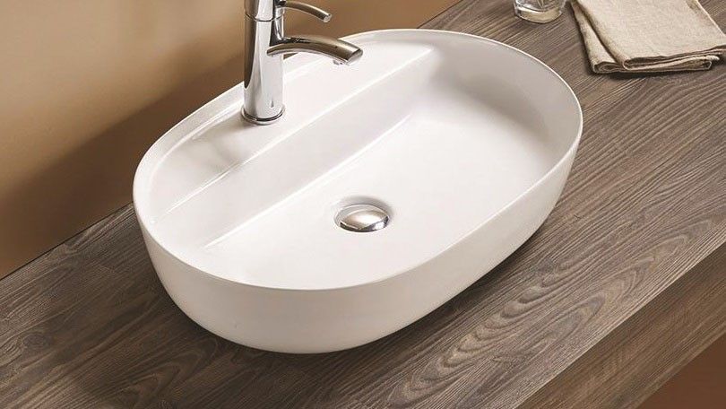 Раковина накладная Ceramalux N 50 белый  78325XS - 0