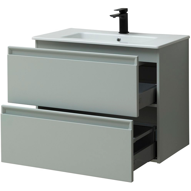 Тумба под раковину Allen Brau Eclipse 80 светло - зеленый матовый 1.E1002.PWM - 7