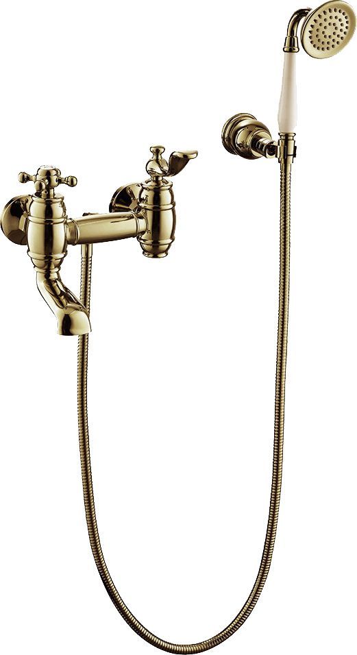 Смеситель Timo Lina 7034/02Y antique, для ванны с душем - 1