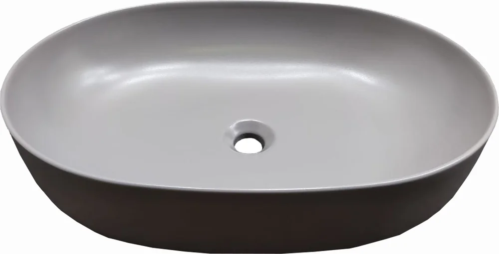Раковина накладная Kerasan Nolita 60 серый матовый  534389 - 1