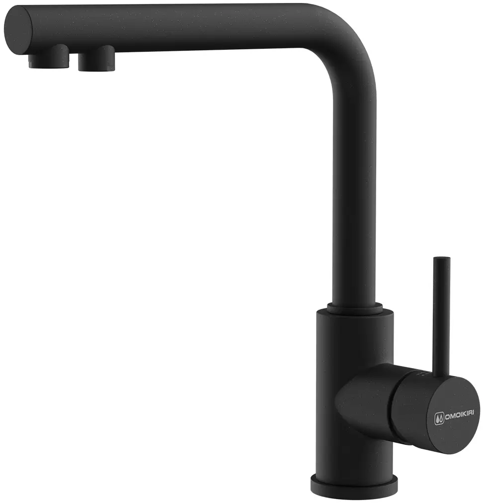 Смеситель для кухни Omoikiri Nakagawa черный  4994414 - 0