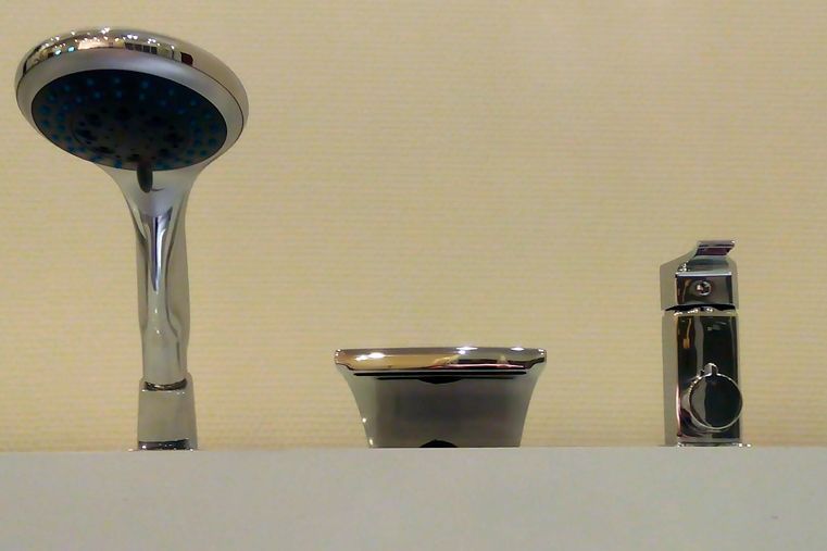 Смеситель на борт ванны GPD Atros хром   MAK67 - 2