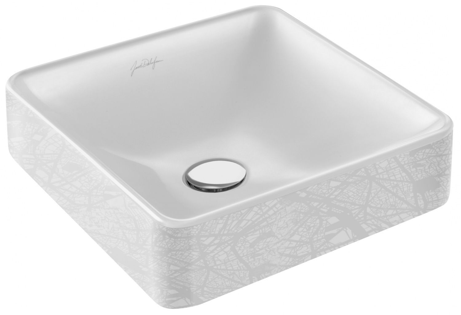 Рукомойник Jacob Delafon Vox EVG102-PT5 карта Парижа - 0