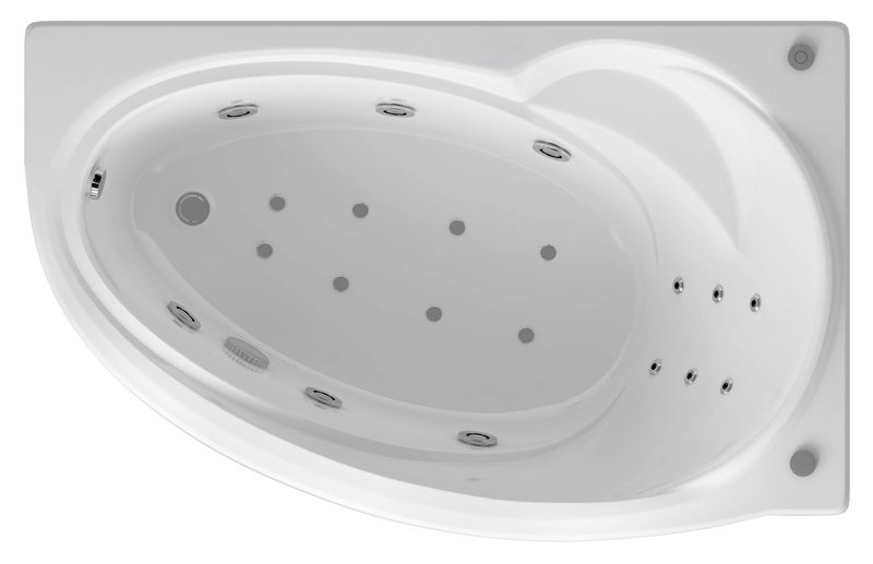 Акриловая ванна Aquatek Бетта 170x95 см (Бетта-170_DX) BET170-0000084 - 1