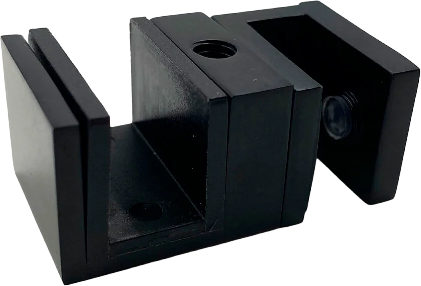 Душевая дверь в нишу Vincea Slim-N 110х195 профиль черный стекло прозрачное VDS-4SN110CLB - 2