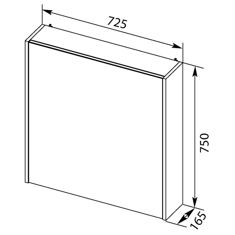 Зеркало-шкаф Aquanet  72.5 см  00201735 - 6