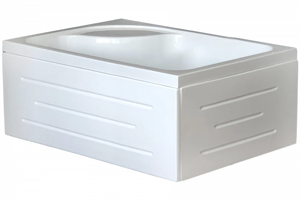 Душевой уголок Royal Bath BP 100х80 L с поддоном профиль хром стекло прозрачное  RB8100BP-T-CH-L - 4