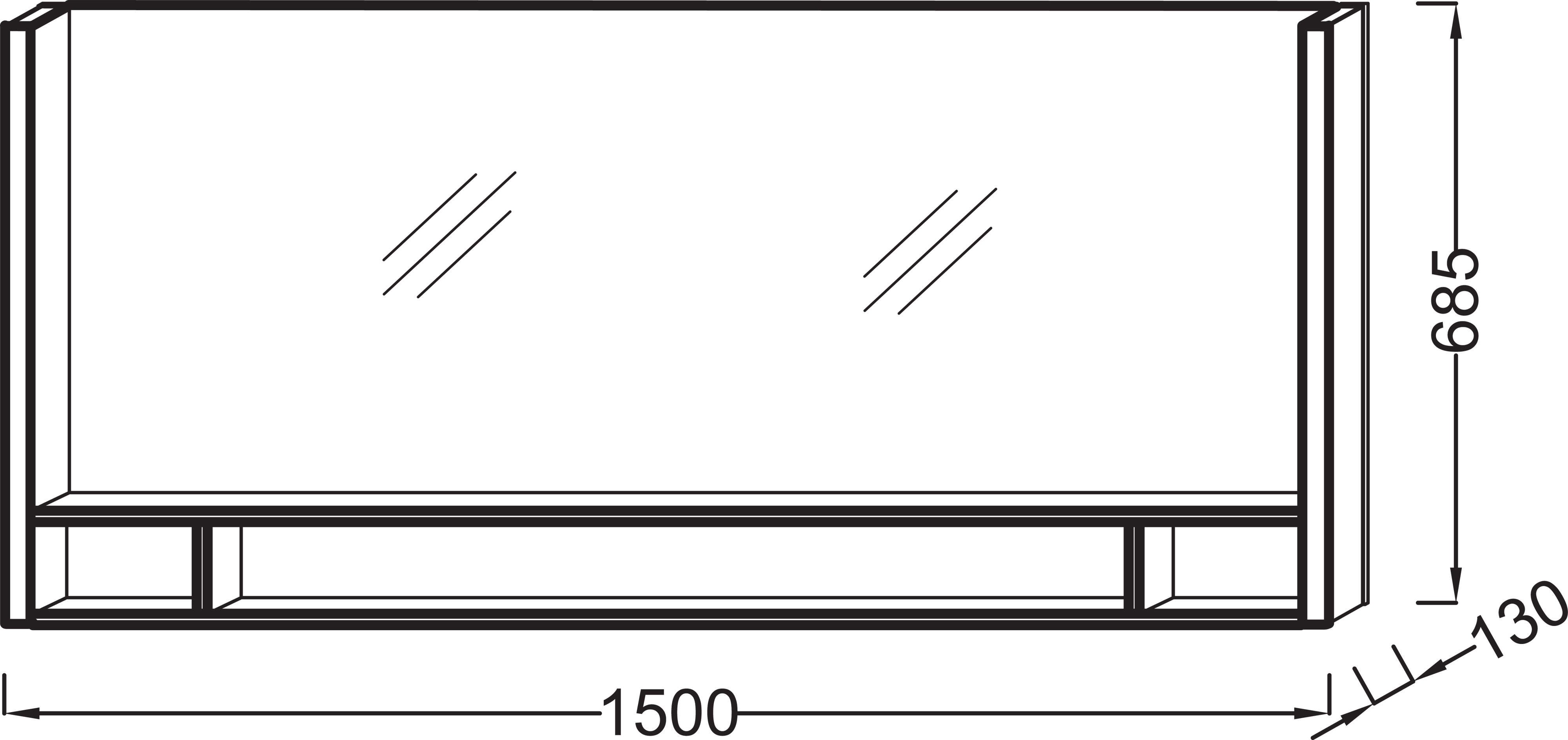 Мебель для ванной Jacob Delafon Terrace 150 белый лак - 8
