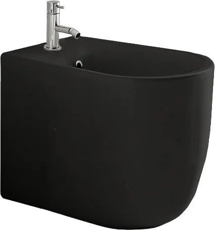 Биде напольное Kerasan Nolita черный матовый  532031*1 - 0