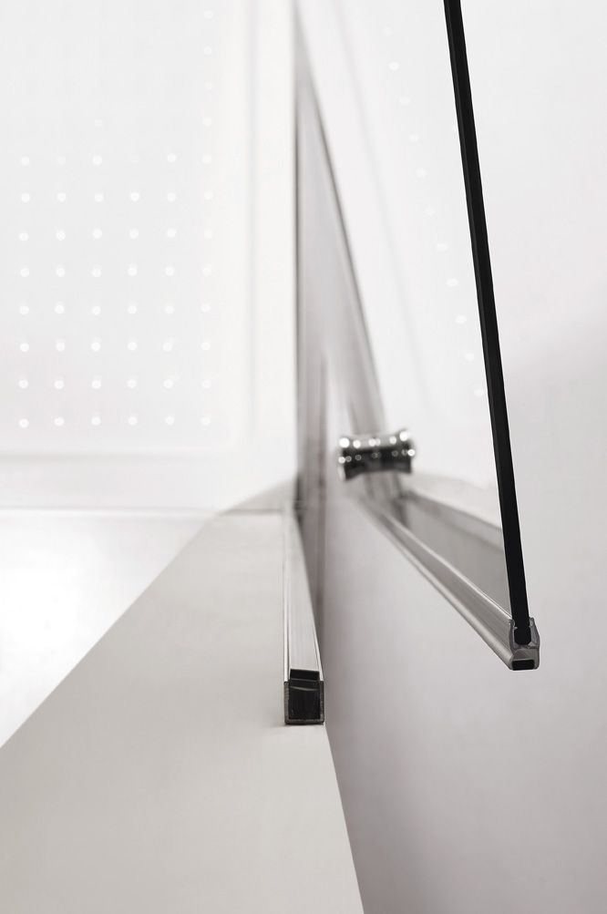 Душевая дверь в нишу Cezares Eco O-B-1-70-C-Cr стекло прозрачное ECO-O-B-1-70-C-Cr - 4