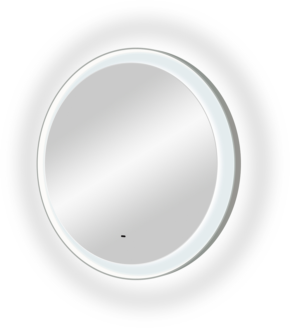 Зеркало круглое STWORKI Гриндстед 80 белое, с подсветкой ЗЛП2157 - 6