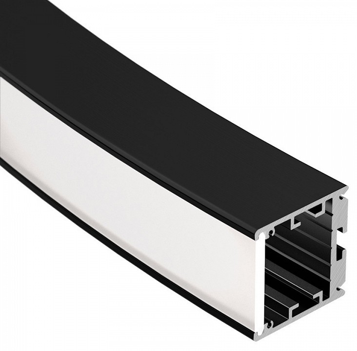 Профиль Arlight SL-ARC-3535-D1500-W90 BLACK (1180мм, дуга 1 из 4) 026599 - 0